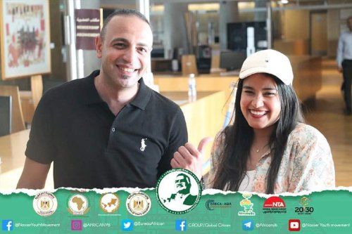  The delegations of the “Nasser International Leadership” Fellowship visited Alexandria (Maria and its soil is saffron) 