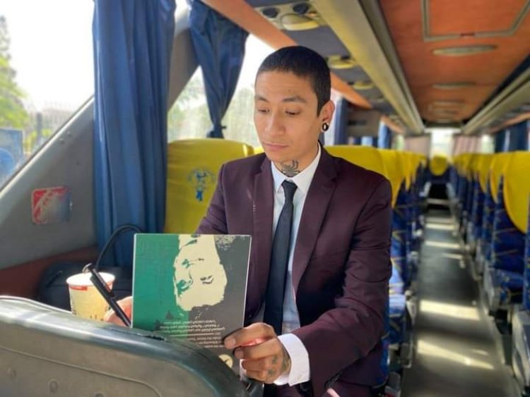 «ماتيو فيلاميل» خريج الدفعة الثانية من منحة ناصر للقيادة الدولية متحدثا في مؤتمر السلام العالمي بالأمم المتحدة