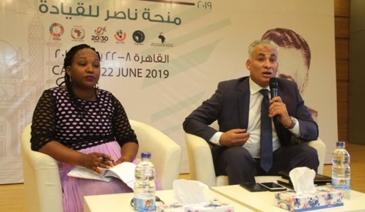 “La energía en Egipto” como parte de los eventos del tercer día Nasser Fellowship para African Leadership.