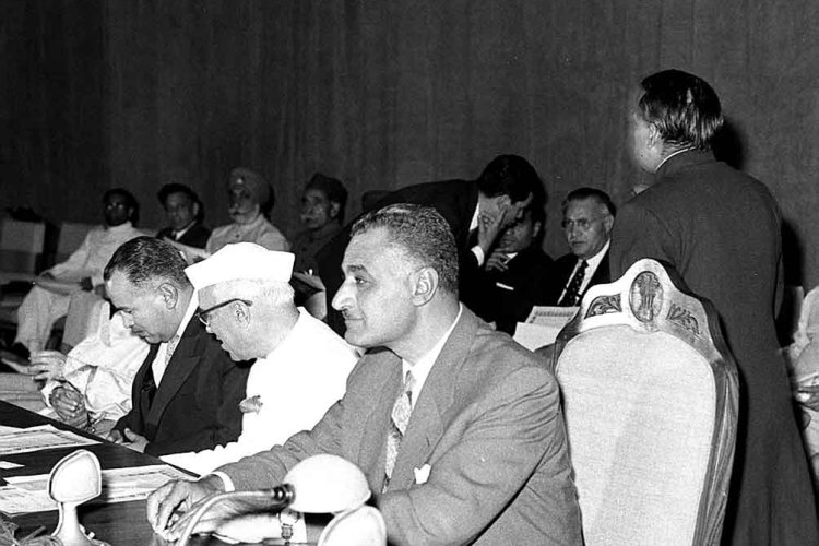 زيارة جمعية الصداقة العربية الهندية 1 ابريل 1960