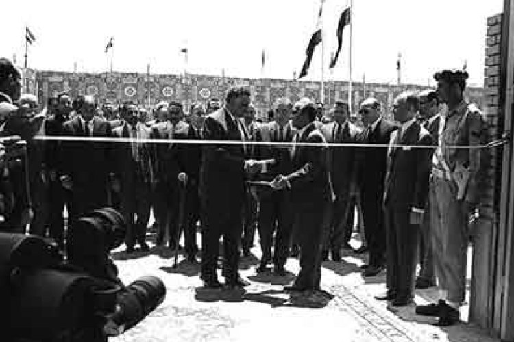 إفتتاح مصنع الدرفلة للحديد والصلب بحلوان 29 ابريل 1969