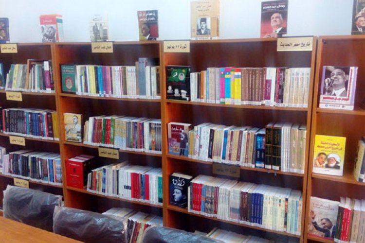 مكتبة والد الزعيم جمال عبد الناصر