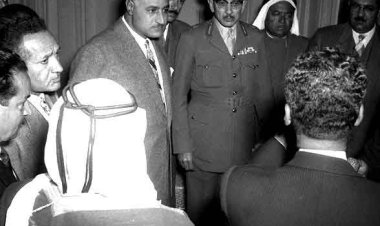 كلمات الرئيس جمال عبد الناصر فى زيارته لغزة، وتفقده لقوات الحدود  عام ١٩٥٦