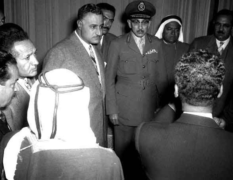 كلمات الرئيس جمال عبد الناصر فى زيارته لغزة، وتفقده لقوات الحدود  عام ١٩٥٦