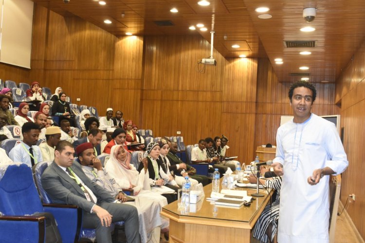 «Ghazaly» speaking on the first simulation model  of the African Parliament