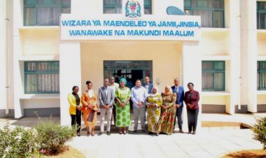 La Bourse Nasser pour le leadership international rencontre la ministre du développement communautaire de la Tanzanie.