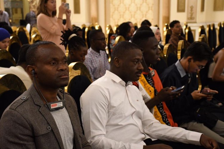 Sesión interactiva sobre "Justicia para la causa palestina" al final del tercer día de  Nasser  Fellowship para Leadership Internacional