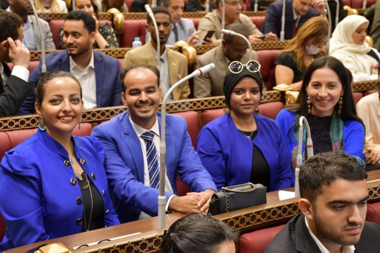 El Presidente del Senado recibe a las delegaciones juveniles que participan en la tercera edición de Nasser Fellowship  para Leadership Internacional