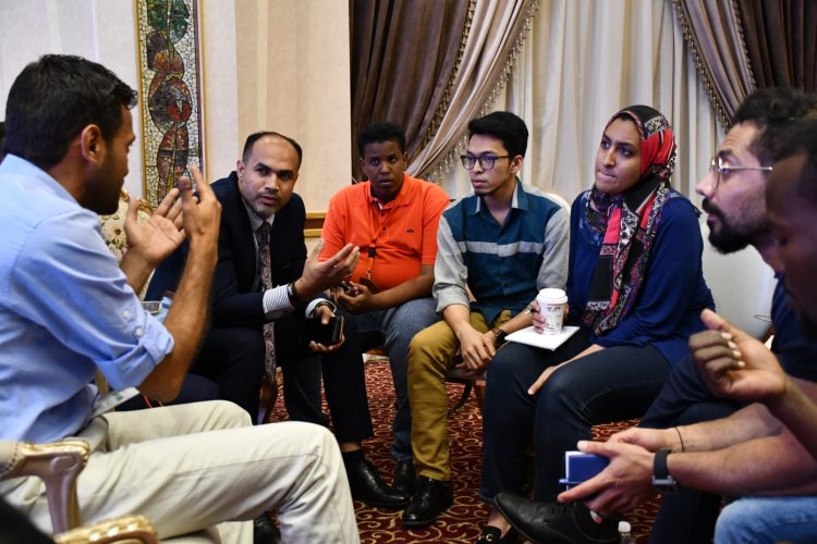 "El papel de los medios de comunicación"... Una sesión interactiva al final de las actividades quinto día de Nasser Fellowship para Leadership  Internacional