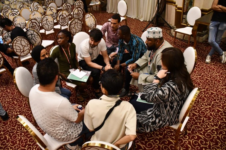 "El papel de los medios de comunicación"... Una sesión interactiva al final de las actividades quinto día de Nasser Fellowship para Leadership  Internacional