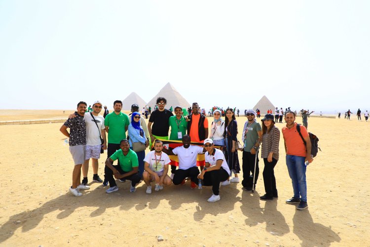 Pirámides de Giza han recibido a los participantes de Nasser Fellowship para Leadership Internacional