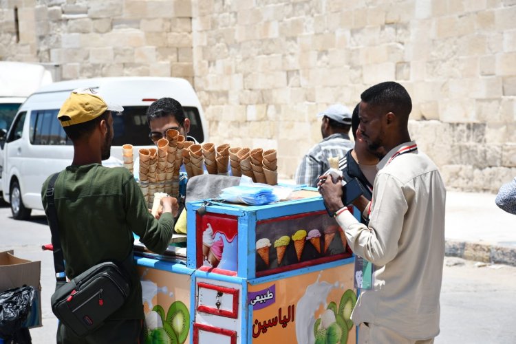 A “tourist tour” in Alexandria for youth delegations participating in the Nasser Scholarship for International Leadership