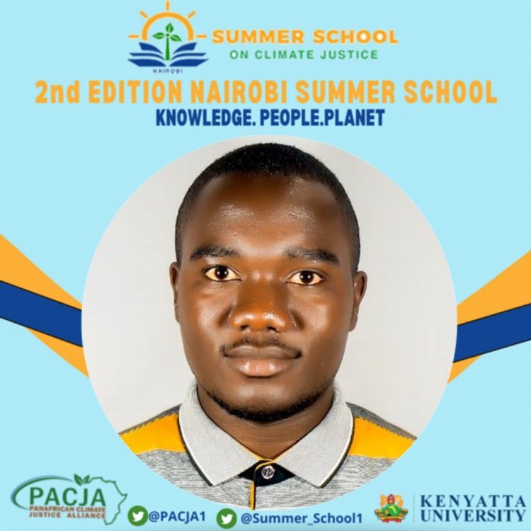 The National Coordinator of the Nasser Youth Movement in Burundi participates in the second edition of the Summer School for Climate Justice in Kenya