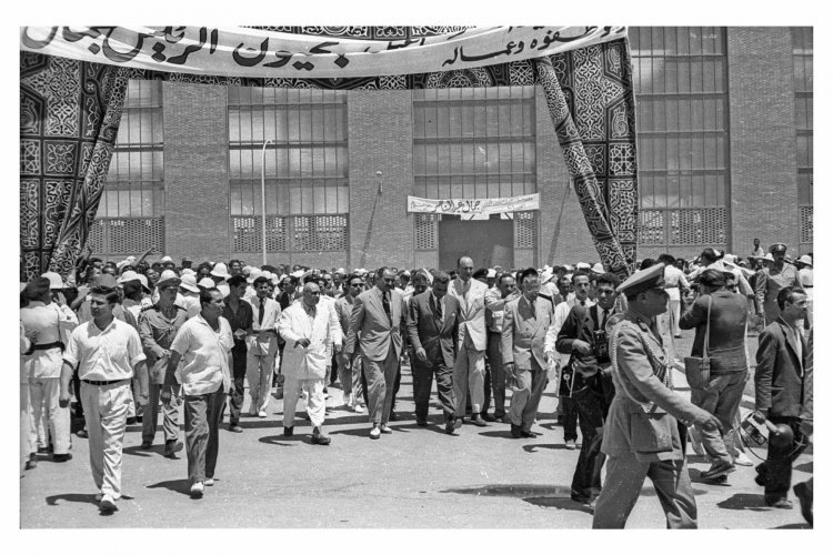 The Iron and Steel Factory in Helwan... The Egyptian state's gateway to industrialization during the era of President Abdel Nasser