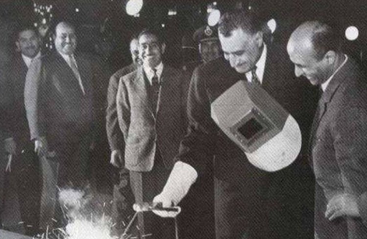 The Iron and Steel Factory in Helwan... The Egyptian state's gateway to industrialization during the era of President Abdel Nasser