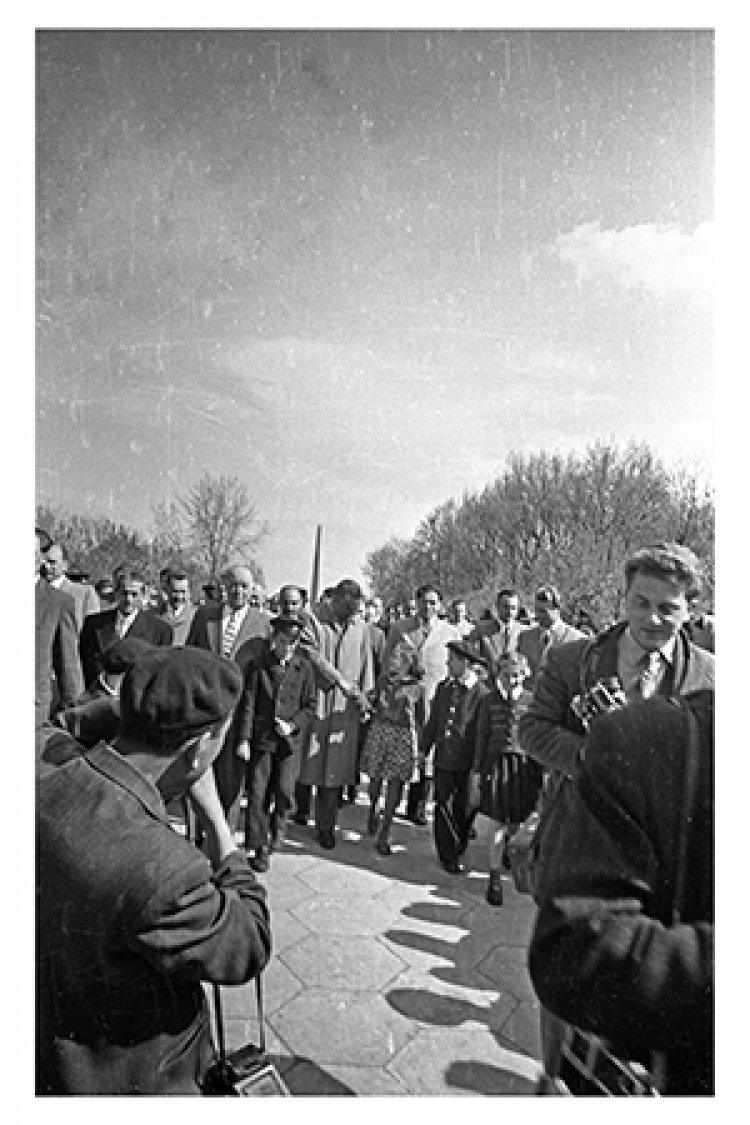 Visita del líder Jamal Abdel-Nasser a Ucrania en 1958