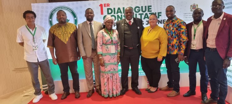 Ghazaly" kama mzungumzaji katika Kongamano la kwanza la kila mwaka la mashauriano kwa viongozi vijana waafrika huko Ufalme wa Morocco