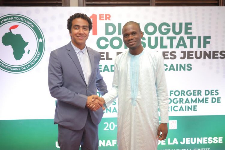 Ghazaly" kama mzungumzaji katika Kongamano la kwanza la kila mwaka la mashauriano kwa viongozi vijana waafrika huko Ufalme wa Morocco