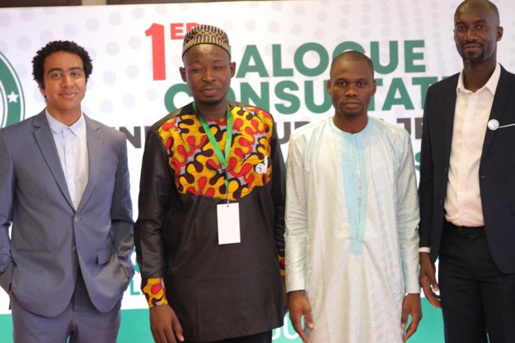 Ghazaly" kama mzungumzaji katika Kongamano la kwanza la kila mwaka la mashauriano kwa viongozi vijana waafrika huko Ufalme wa Morocco