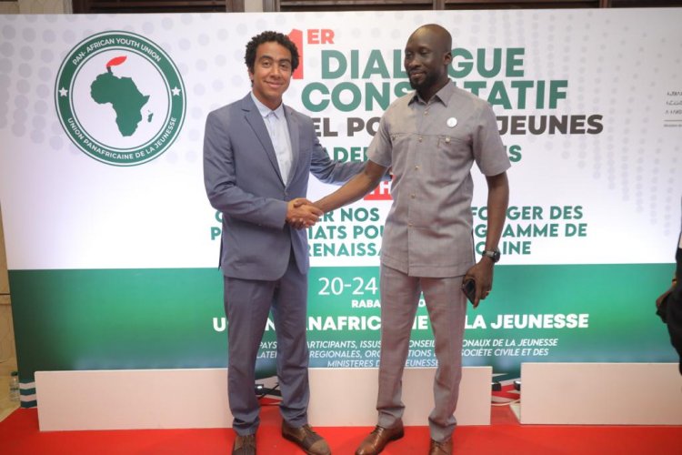 Ghazaly" kama mzungumzaji katika Kongamano la kwanza la kila mwaka la mashauriano kwa viongozi vijana waafrika huko Ufalme wa Morocco