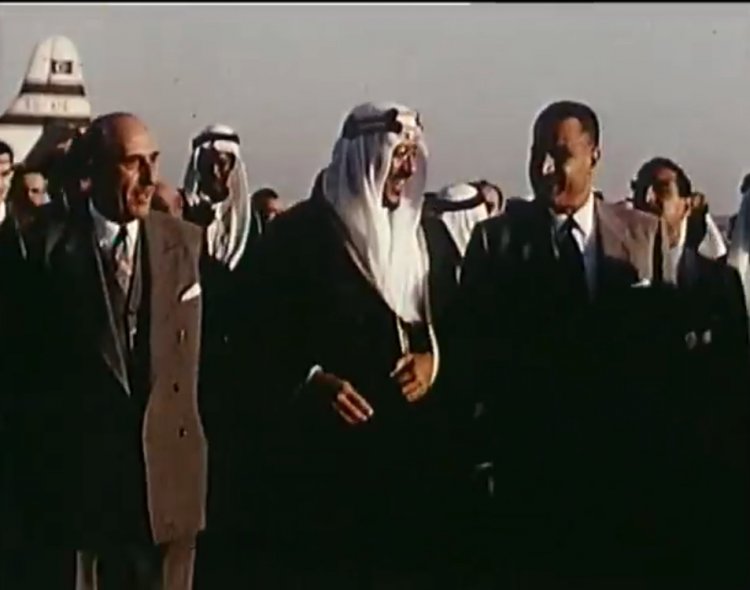 زيارة عبدالناصر للمملكة العربية السعودية عام ١٩٥٦م