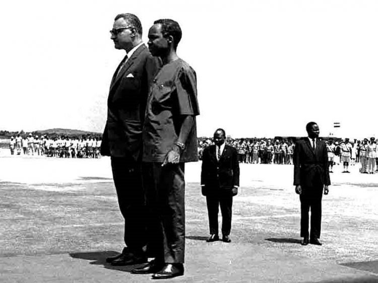 ختام زيارة الرئيس جمال عبدالناصر لجمهورية تنزانيا الاتحادية عام ١٩٦٦