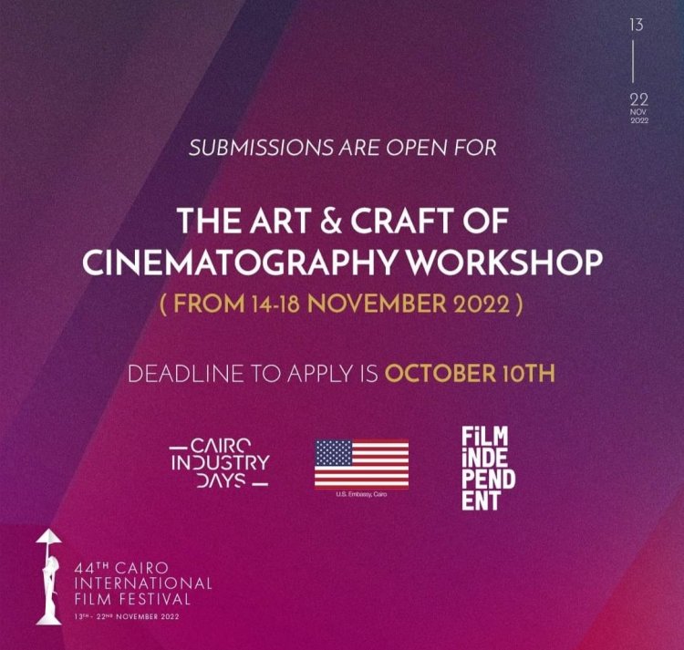 Apply Now .. “The Art & Craft of Cinematography”