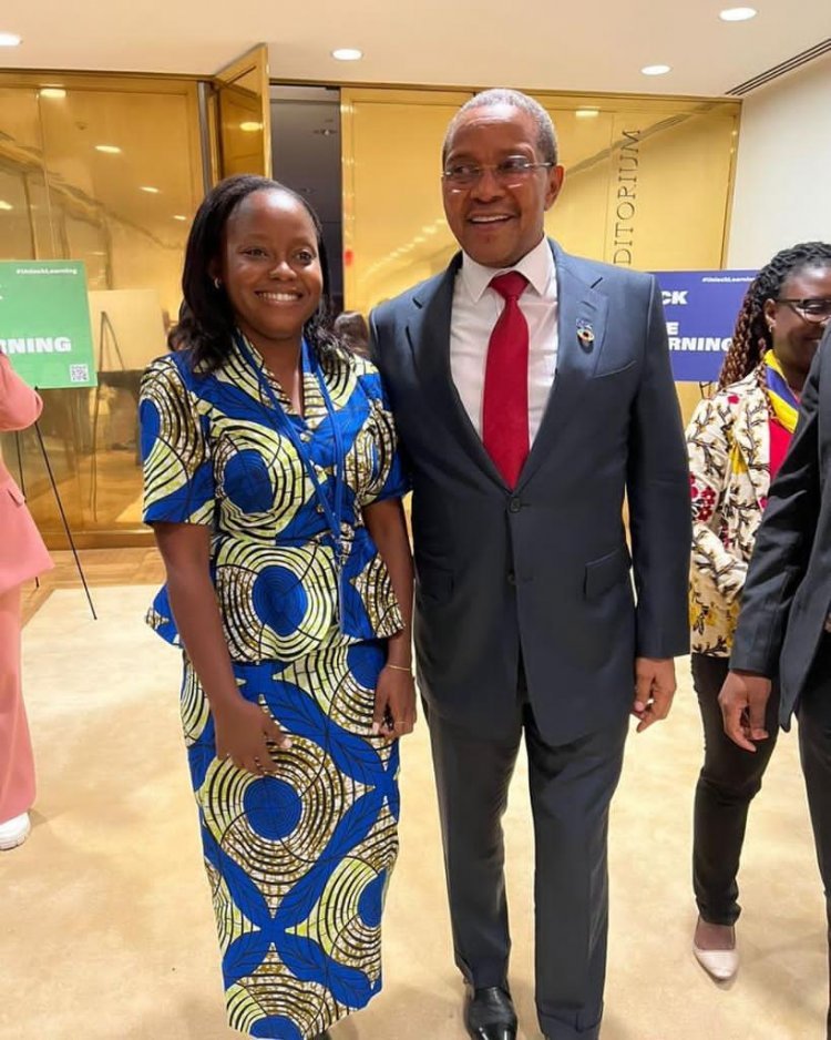 Graduada de Nasser Fellowship para  Leadership Internacional como  delegada para la Juventud de África Oriental durante el 77º período de sesiones de las Naciones Unidas