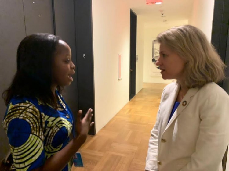 Graduada de Nasser Fellowship para  Leadership Internacional como  delegada para la Juventud de África Oriental durante el 77º período de sesiones de las Naciones Unidas