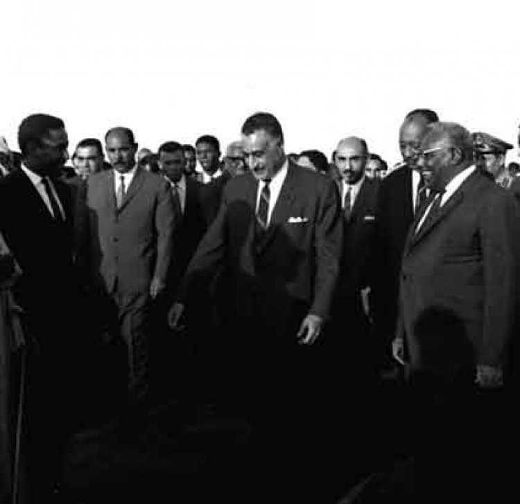 La visite du président Gamal Abdel Nasser au Soudan en 1967