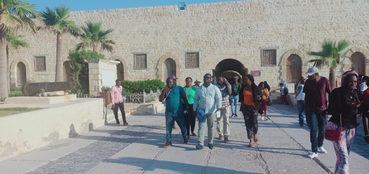 Nasser Fellowship for African Leadership Youth visit The Citadel of Qaitbay and the Egyptian Fishing Club