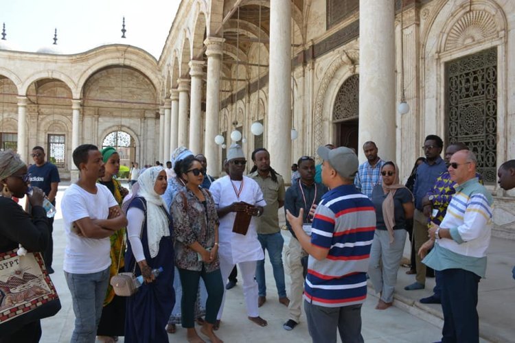 La Bourse Nasser en visite à la Citadelle de Saladin