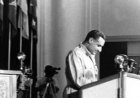 Discurso del presidente Gamal Abdel Nasser en la sesión final de la Conferencia de Bandung en 1955
