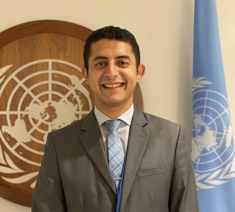 Jóvenes y Deportes: "Sameh Kamel" Nasser Miembro de la Beca Internacional de Liderazgo gana la Presidencia del Grupo Principal de Niños y Jóvenes de las Naciones Unidas