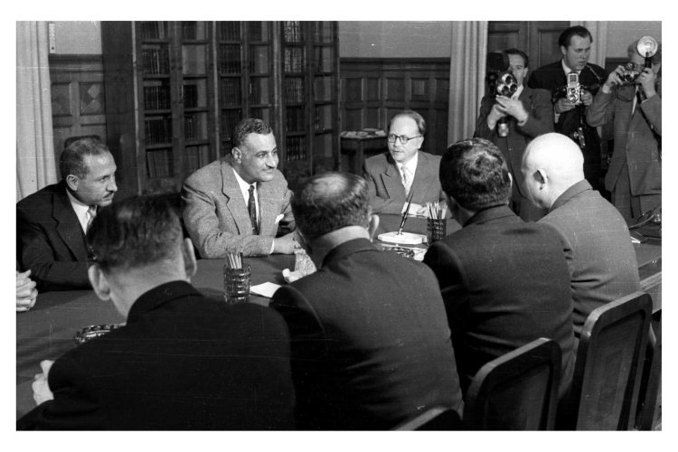 Discurso del presidente Gamal Abdel Nasser en el almuerzo ofrecido por el primer ministro de la Unión Soviética en su honor en 1958