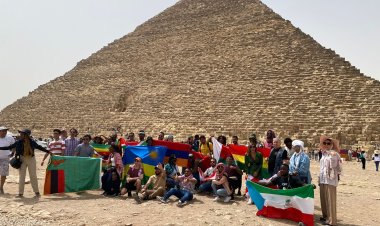 Nasser Fellowship Participants tour Giza and Saqqara Pyramids