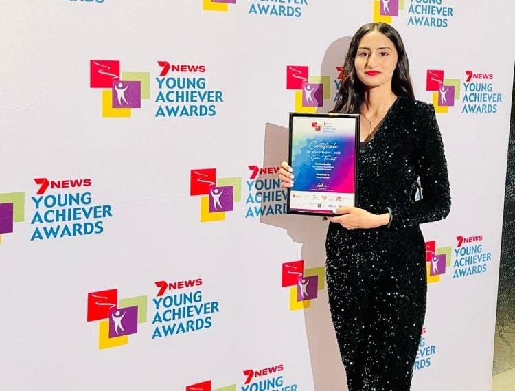 Nasser Fellowship Alumni wins a Young Achievers Leadership Award in Australia