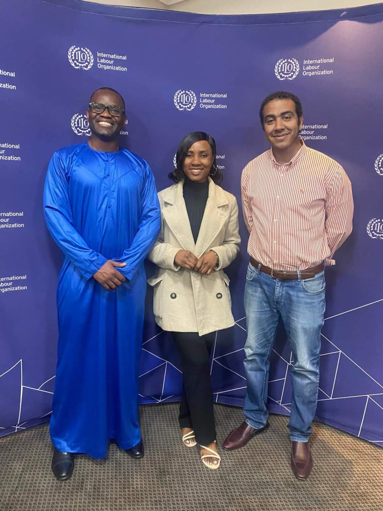 Ghazaly meets the youth of the Nasser Movement in Zambia