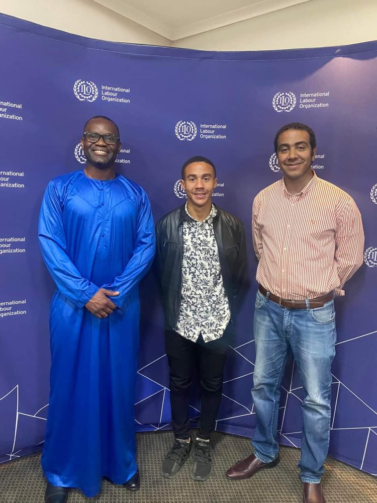 Ghazaly meets the youth of the Nasser Movement in Zambia