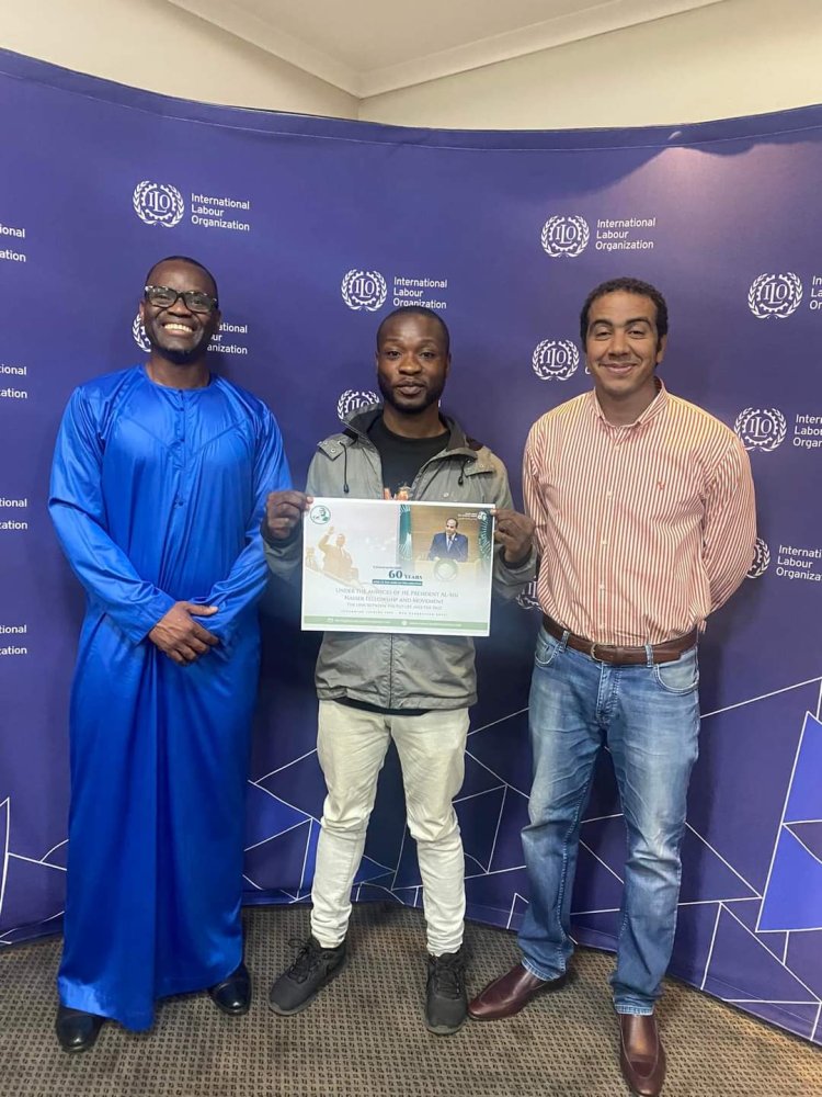 Ghazaly meets the youth of the Nasser Movement in Zambia