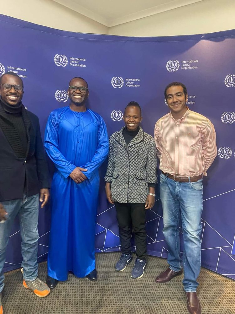 Ghazaly meets the youth of the Nasser Movement in Zambia