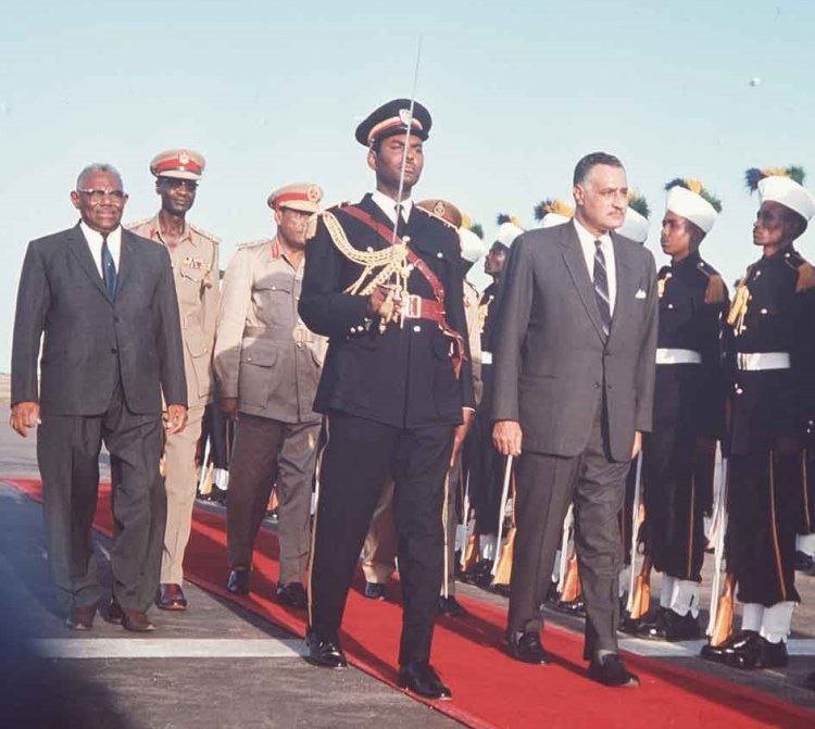 President Gamal Abdel Nasser’s visit to Sudan in 1967