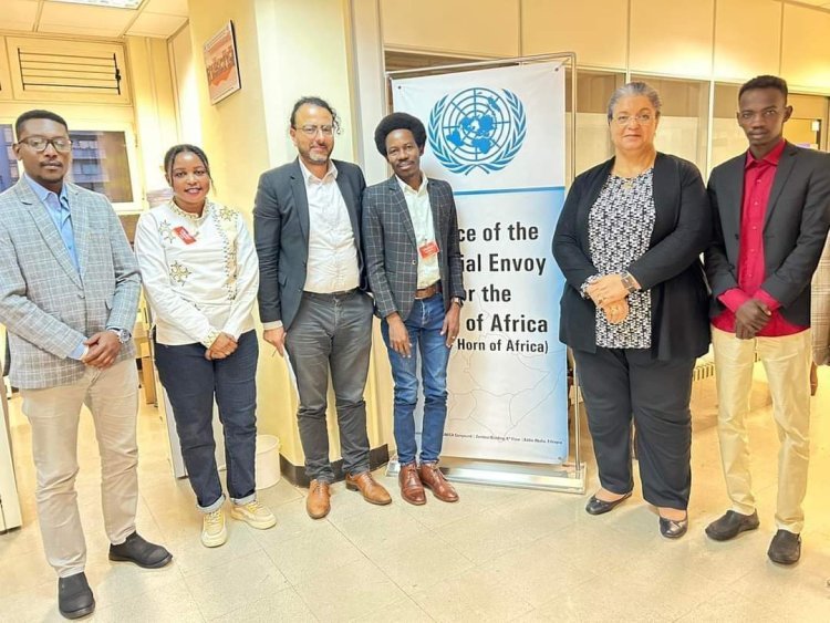 Mhitimu wa Udhamini wa Nasser kwa Uongozi wa Kimataifa aongoza ujumbe wa Mtandao wa Vijana wa Sudan katika mkutano na Mfumo wa Juu wa Umoja wa Afrika