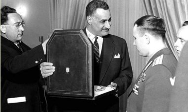 The Leader Teacher, President Gamal Abdel Nasser.