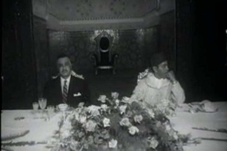 Official Dinner at the Riyadh Palace in Honor of President Gamal Abdel Nasser and His Accompanying Delegation.