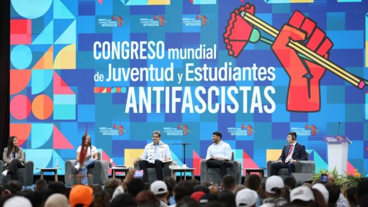 Venezuelan President Maduro closes the Anti-Fascist Youth Congress