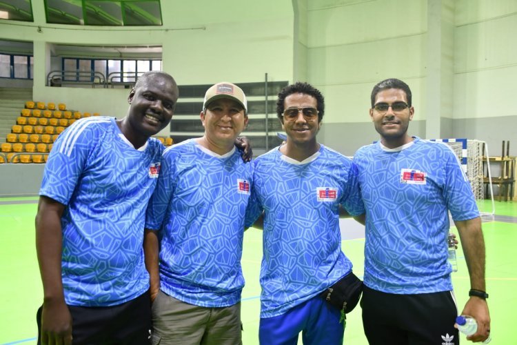 Siku ya Michezo ndani ya Uwanja wa Kimataifa wa Kairo kwa washiriki wa Udhamini wa Nasser kwa Uongozi