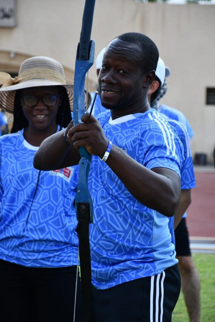 Siku ya Michezo ndani ya Uwanja wa Kimataifa wa Kairo kwa washiriki wa Udhamini wa Nasser kwa Uongozi