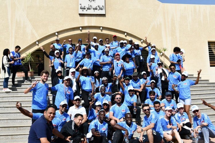 Siku ya Michezo ndani ya Uwanja wa Kimataifa wa Kairo kwa washiriki wa Udhamini wa Nasser kwa Uongozi