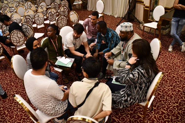 Jukumu la Vyombo vya Habari "Kikao cha mazungumzo mwishoni mwa shughuli za siku ya tano ya Udhamini wa Nasser kwa Uongozi wa Kimataifa